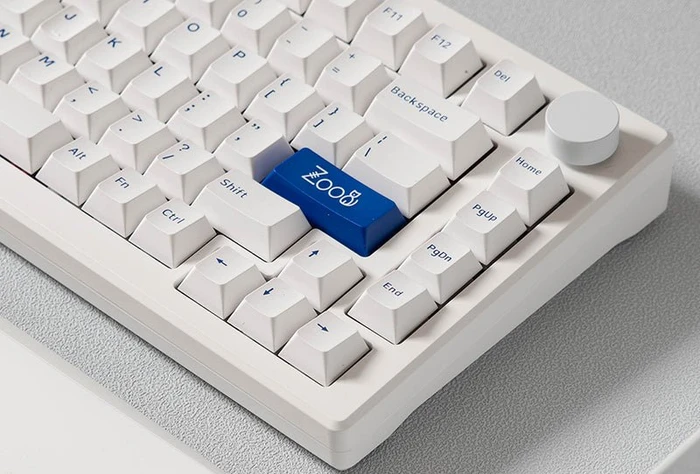 Akko MOD 007B PC, Blue on White, LEDs RGB, hot-swap, Ice Cream Purple, USB/Bluetooth, US