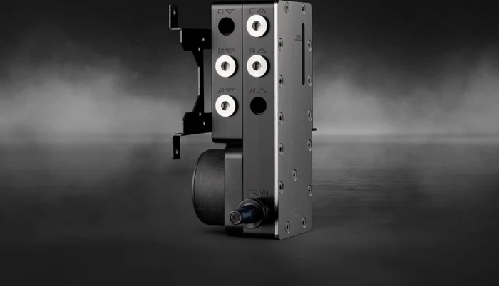 EK Water Blocks EK-Pro Pump Reservoir Manifold X3 D5, Acetal, schwarz, mit Pumpe