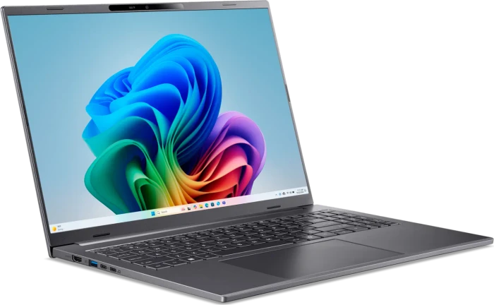 Acer Aspire 16 AI A16-A71M-R93M, Steel Gray, Ryzen AI 5 430, 16GB RAM, 512GB SSD, DE
