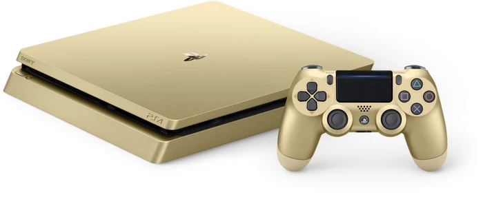 Sony PlayStation 4 Slim - 500GB inkl. 2 Controller gold