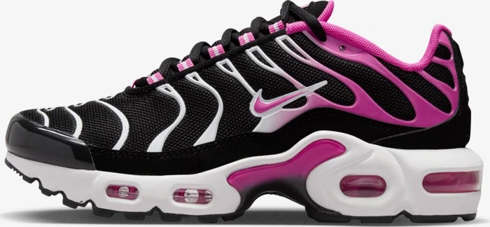 Nike Air Max Plus black/white/laser fuchsia (Junior)