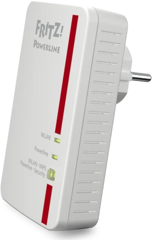 FRITZ! FRITZ!Powerline 1240E Kit, Powerline/WLAN-Access Point und Powerline-Adapter Set, 2er-Bundle