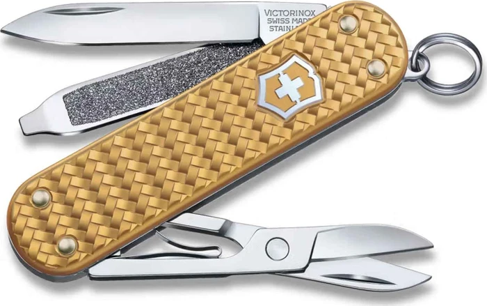 Victorinox Classic Precious Alox Taschenmesser brass gold