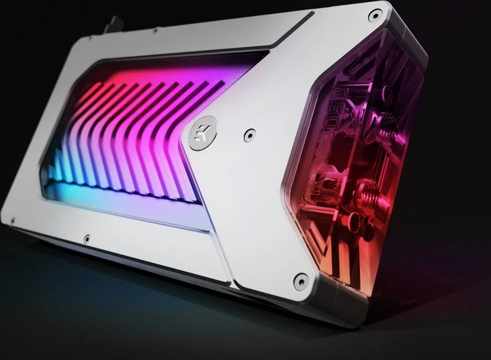 EK Water Blocks Quantum Line EK-Quantum Vector FE RTX 3090 D-RGB Active Backplate Silver Special Edition