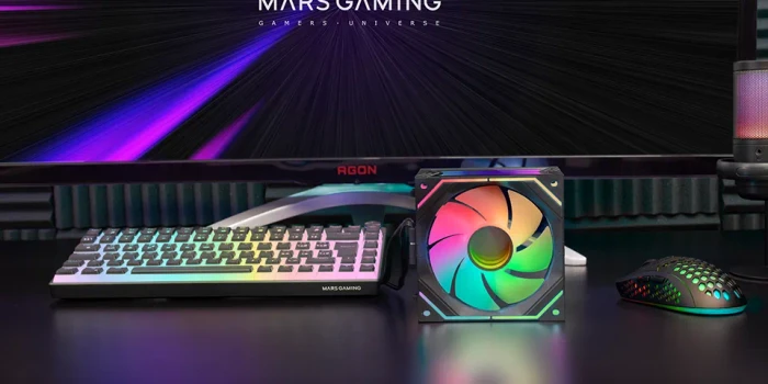 Mars Gaming MF-Linkfinity, schwarz, 124mm