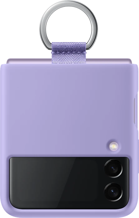 Samsung Silicone Cover with Ring für Galaxy Z Flip 3 5G