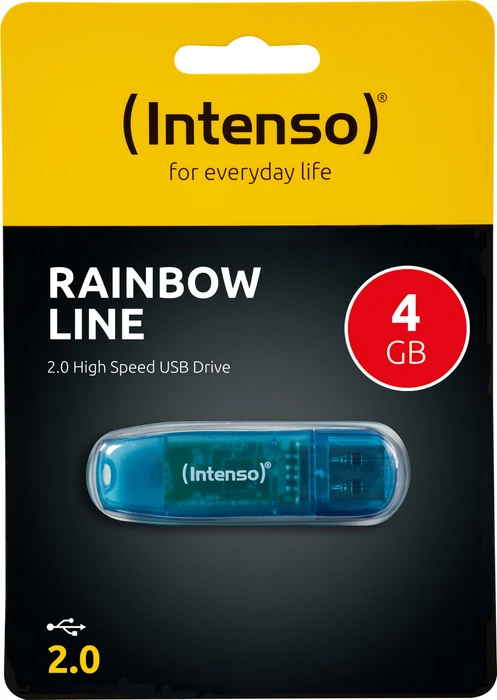 Intenso Rainbow Line 4GB, USB-A, USB 2.0