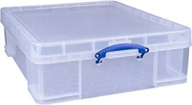 Really Useful Box Aufbewahrungsbox, 70l, transparent