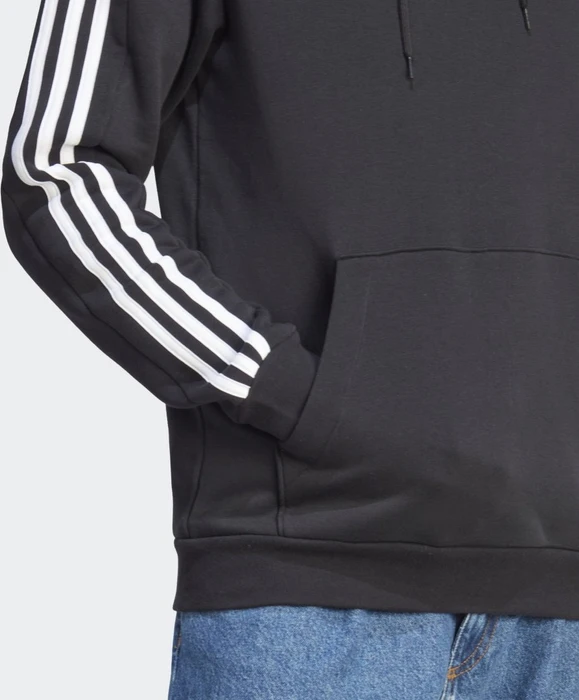 adidas Essentials 3-Streifen Hoodie schwarz (Herren)