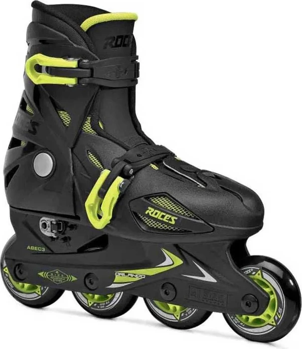 Roces Orlando III Inline-Skate black/lime (Junior)
