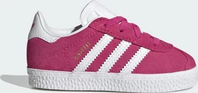 adidas Gazelle Comfort Closure Elastic Laces semi lucid fuchsia/cloud white/gold metallic (Junior)