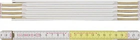 BMI 9142 Gliedermaßstab 2m weiß/gelb
