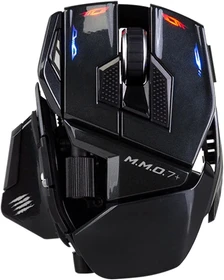 MadCatz M.M.O 7+ Wireless Gaming Mouse schwarz, USB (MM10NHINBL000-0)