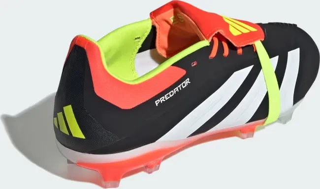 adidas Predator Elite Fold-Over Tongue FG core black/cloud white/solar red (Junior)