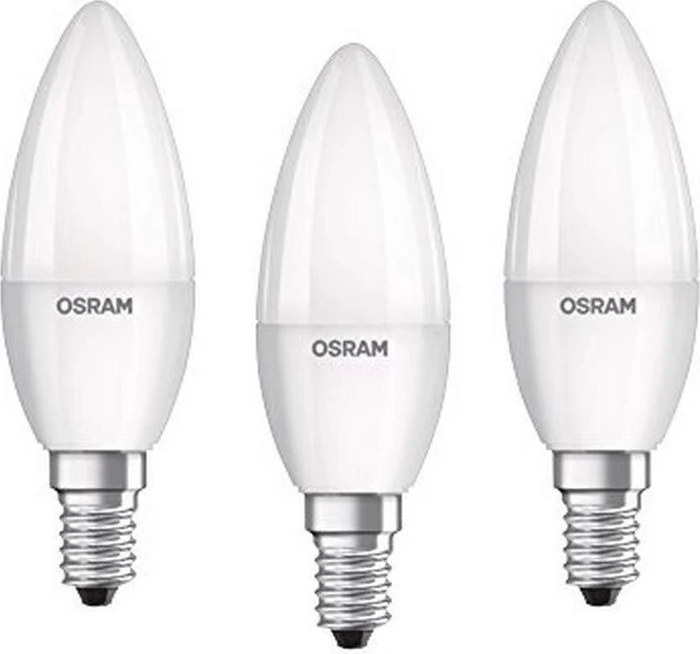 Osram Ledvance LED Base Classic B 40 E14 5W/840, 3 Stück