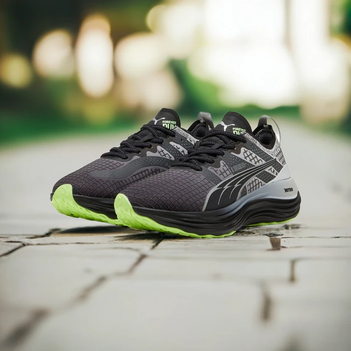 Puma ForeverRun Nitro WTR puma black/glacial gray/fizzy apple (Damen)