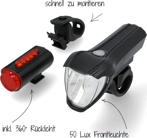 Fischer Akku-USB-LED 50 Lux Beleuchtungsset