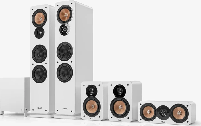 Teufel Ultima 40 Surround 5.1-Set (Mk4) weiß (T 10 Mk2 Sub)