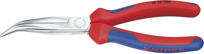 Knipex Flachrundzange mit Schneide, 20cm