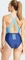 adidas 3-Streifen Badeanzug dark blue/blue burst (Damen) Vorschaubild