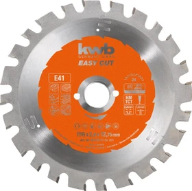 kwb E41 Easy-Cut HM Kreissägeblatt 24Z, 156x1.8x12.75mm, 1 Stück