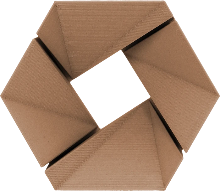 3DJake ecoPLA Wood, Dark Brown, Spule, 1.75mm, 1.00kg