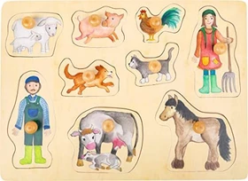 Legler Small Foot Setzpuzzle Bauernhof & Landleben