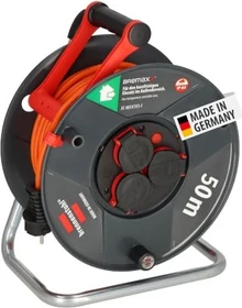 Brennenstuhl Garant V2 Kabeltrommel, Schuko auf 3x Schuko, 50m, IP44, AT-N05V3V3-F 3G1,5