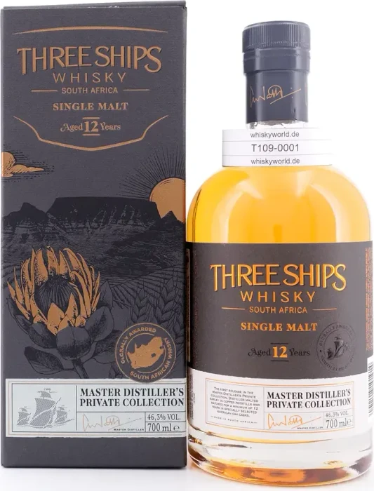 Three Ships Master Distiller's Private Collection 12 Years Old 700ml