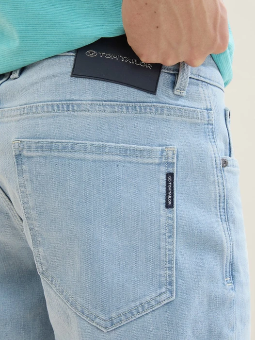 Tom Tailor Josh Jeansshorts Jeans used light stone blue denim (Herren)