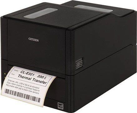 Citizen CL-E321 schwarz, Thermodirekt/Thermotransfer