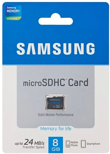 Samsung Standard R24 8GB, Class 6
