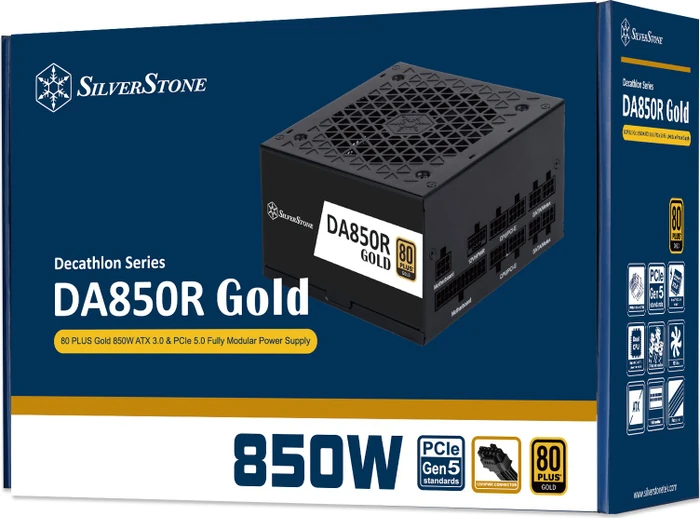 SilverStone Decathlon Gold Series DA850R Gold 850W, ATX 3.0