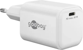 Wentronic Goobay USB-C PD GaN Fast Charger Nano (65W) weiß