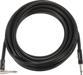 Fender Professional Series Instrument Cable Black Angled 7.5m