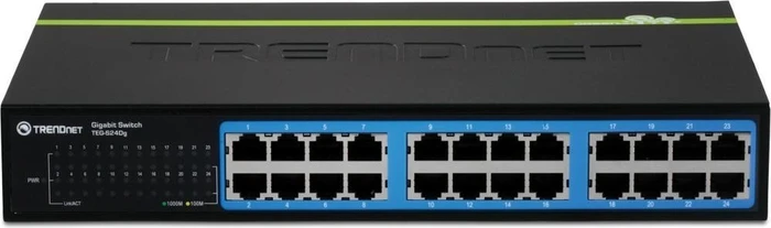 TRENDnet TEG-S GREENnet Desktop Gigabit Switch, 24x RJ-45