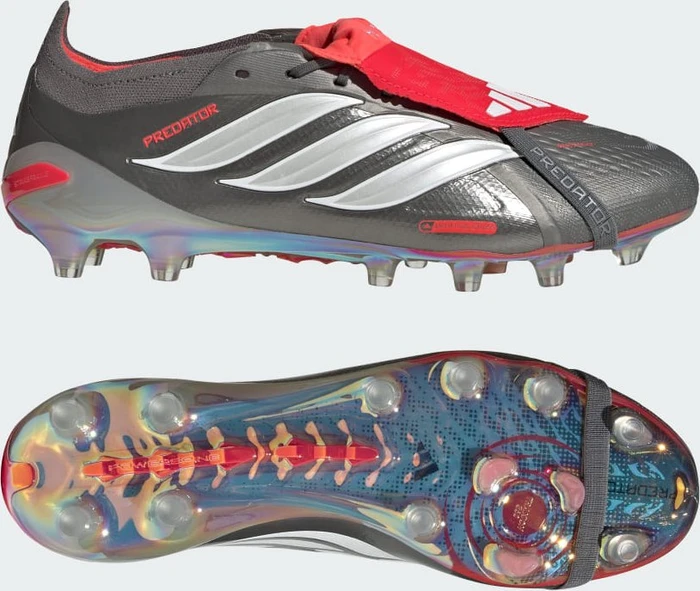 adidas Predator Elite Fold-Over Tongue AG iron metallic/cloud white/lucid red