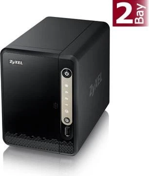 Zyxel NAS326, 512MB RAM, 1x RJ-45 1000Base-T, 2x USB-A 3.0