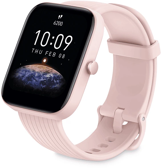 Amazfit Bip 3 Pro Aktivitäts-Tracker rosa