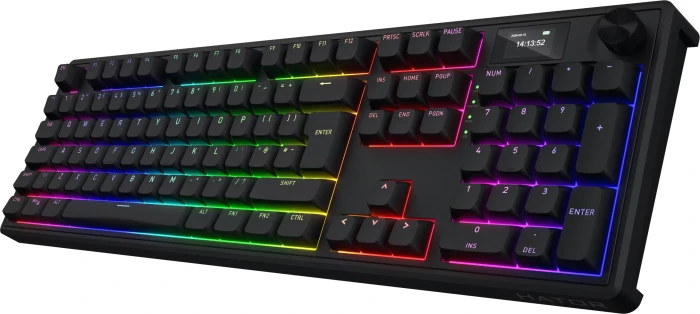 Hator Skyfall 100 Pro Wireless, schwarz, LEDs RGB, Aurum Vanila Silent, USB/Bluetooth, EU