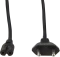LogiLink Euro-Netzkabel, Eurostecker auf C7 Stecker, schwarz, 1.8m Vorschaubild