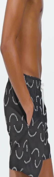adidas Wave Logo CLX Badeshorts black/off white (Herren)