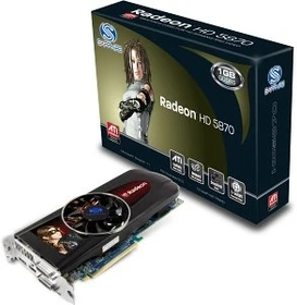 Sapphire Radeon HD 5870 (Rev. 2.0), 1GB GDDR5, 2x DVI, HDMI, DP, full retail