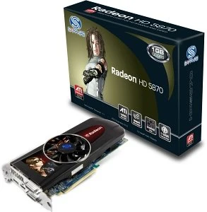 Sapphire Radeon HD 5870 (Rev. 2.0), 1GB GDDR5, 2x DVI, HDMI, DP, full retail