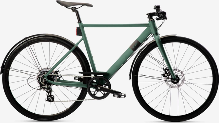 BTWIN City Bike 28 Zoll Elops Speed 900 grün