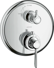 Hansgrohe Axor Montreux Thermostat Unterputz mit Hebelgriff und Absperrventil chrom