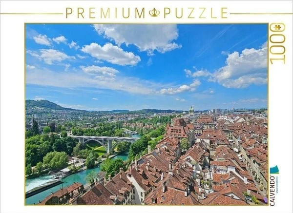 Calvendo Blick vom Dom auf die Kornhausbrücke in Bern
