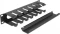 DeLOCK 10" Kabelrangierpanel, mit Öffnung, schwarz, 1HE Vorschaubild