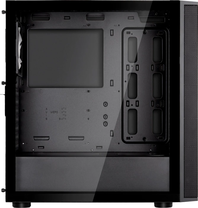 SilverStone Fara R1 V2, schwarz, Glasfenster