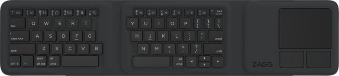 ZAGG Universal Trifold Tastatur mit Touchpad schwarz, Bluetooth, DE
